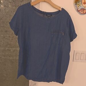 Kenneth Cole, XL, Tencel Blouse